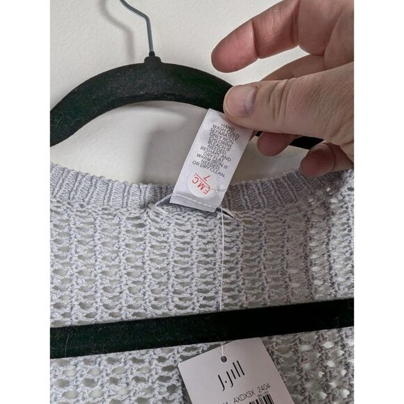 J Jill Batwing Cardigan XL - 3X Open Front Stretchy Lightweight Lagenlook Boho - Picture 5 of 9